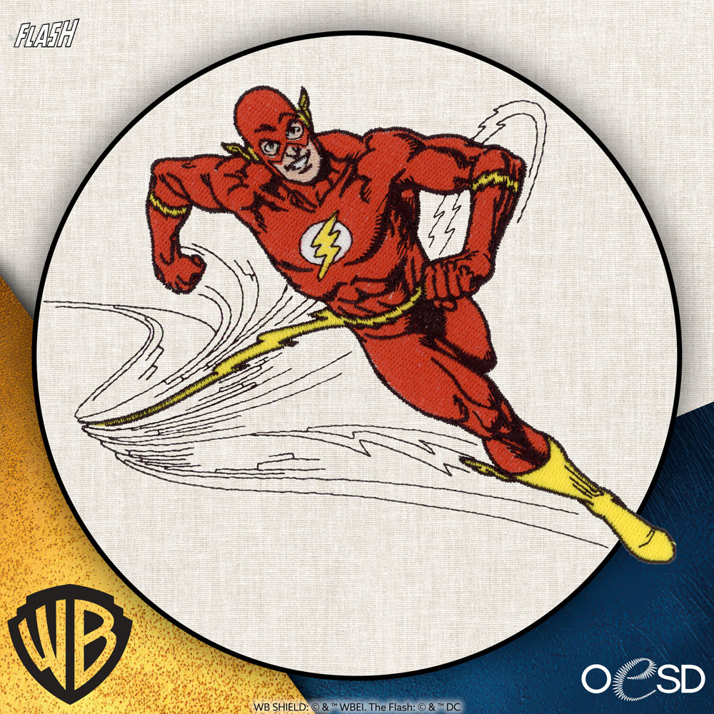 OESD - Embroidery Design - Classic The Flash