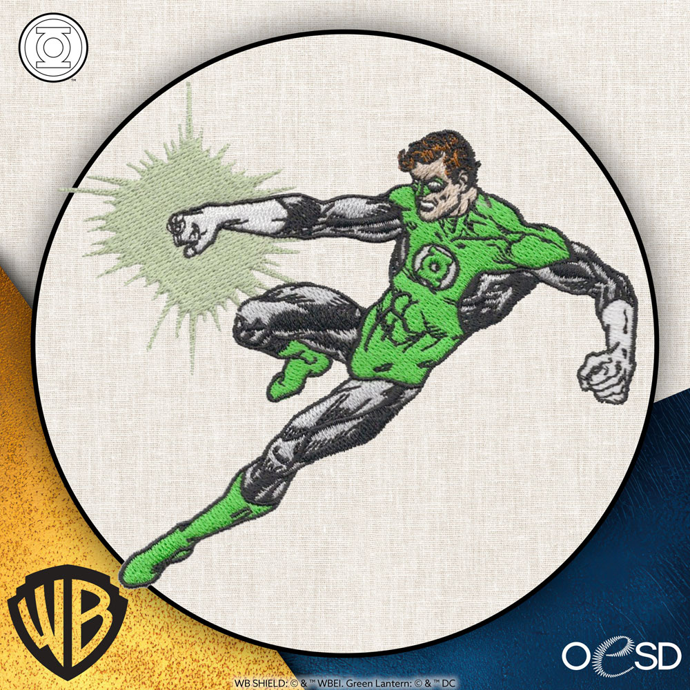 OESD - Embroidery Design - Classic Green Lantern