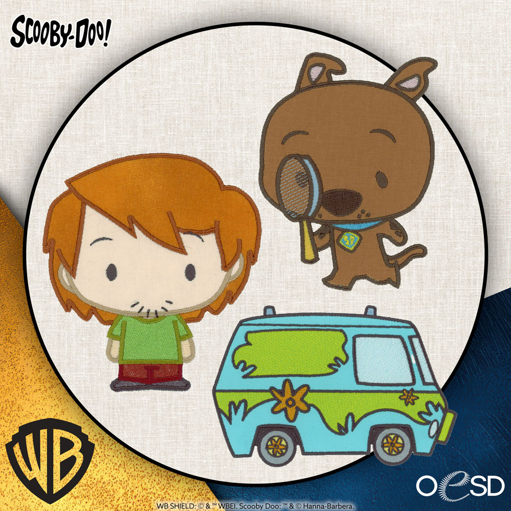OESD - Embroidery Design - Scooby Doo Chibi Appliques