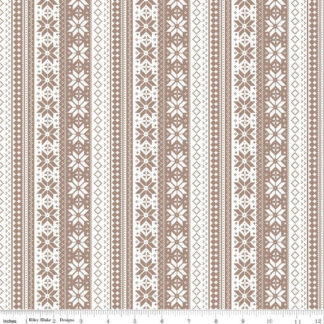 100% Cotton - Winter Magic (Sweater Stripe) - C16364 - Teadye - Dani Mogstad - 44 in wide