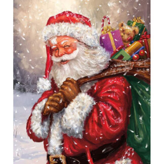 100% Cotton Panel - More Christmas Wishes Santa's Bag - RBC16551 - Panel - The RBD Designers - 35 1/2" x 43"