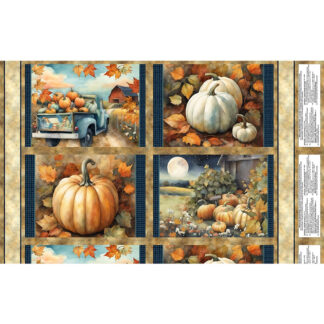 100% Cotton Placemat Panel - Glorious Fall - 33906-248 - Multi - Nancy Mink - 44 in wide