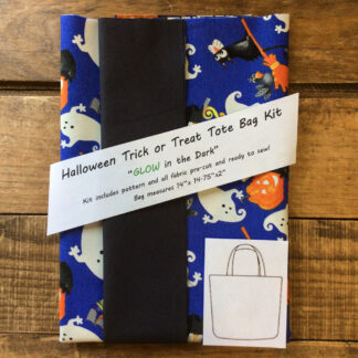 Glow in the Dark Halloween Ghost Tote Bag - 14in x 14.75in x 2in