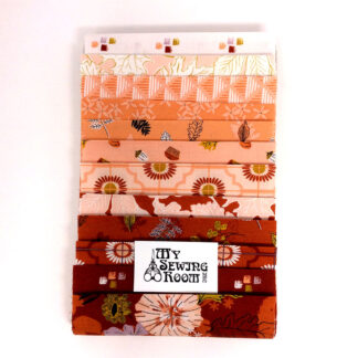 Fabric Bundle - Autumn -  Curated Fabric Bundle - 12 unique .15m strips of fabric