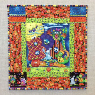 Quilt Sample - Neon - 21" x 22"