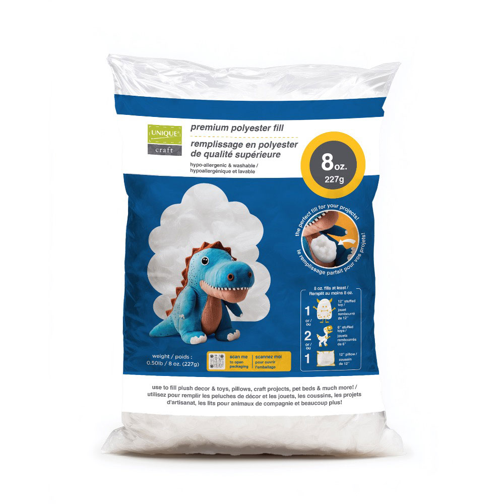 Unique Craft - Premium Polyester Fill - 8oz
