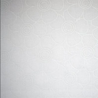 100% Cotton Fabric - Muslin Prints - 001250 - 141 - White on White