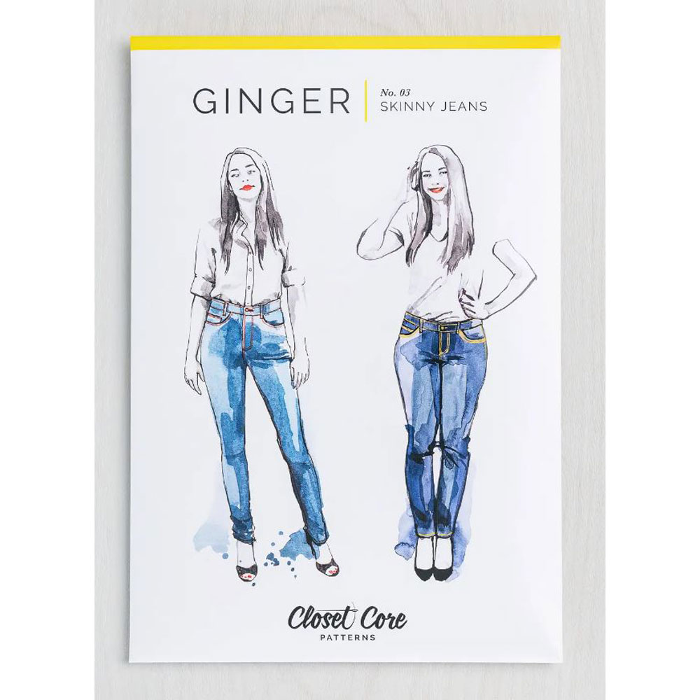 Closet Core Patterns - Sewing Pattern - 003GIN - Ginger Skinny Jeans