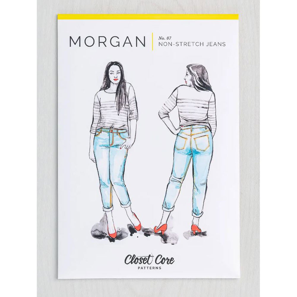 Closet Core Patterns - Sewing Pattern - 007MOR - Morgan Non-Stretch Jeans