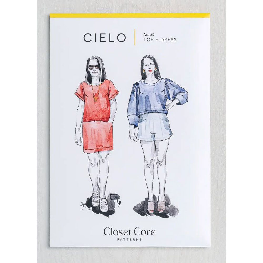 Closet Core Patterns - Sewing Pattern - 020CIE - Cielo Top + Dress