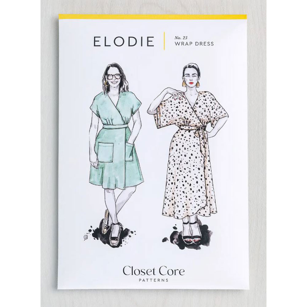 Closet Core Patterns - Sewing Pattern - 023ELO - Elodie Wrap Dress