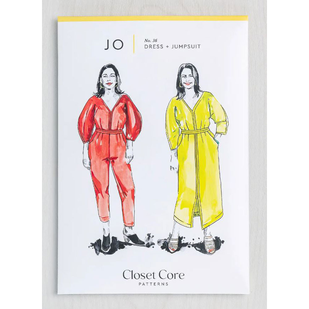 Closet Core Patterns - Sewing Pattern - 036JO - Jo Dress + Jumpsuit
