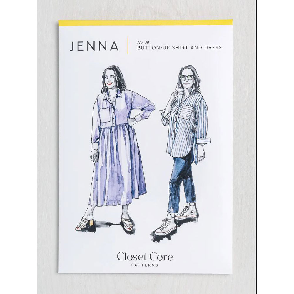 Closet Core Patterns - Sewing Pattern - 038JEN - Jenna Shirt + Shirtdress
