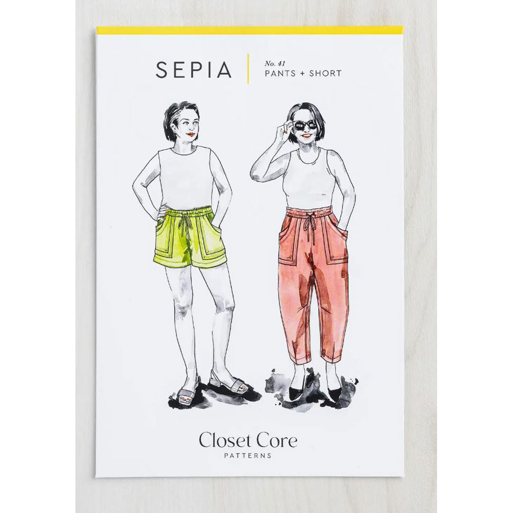Closet Core Patterns - Sewing Pattern - 041SEP - Sepia Pants + Shorts