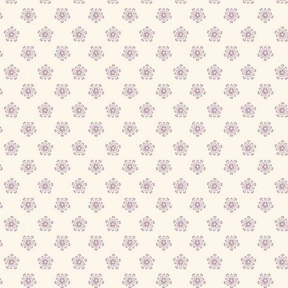 100% Cotton - Cottage Lace (Crochet Flower) - R261469D - Lilac - Kellie Beckwith - 44 in wide