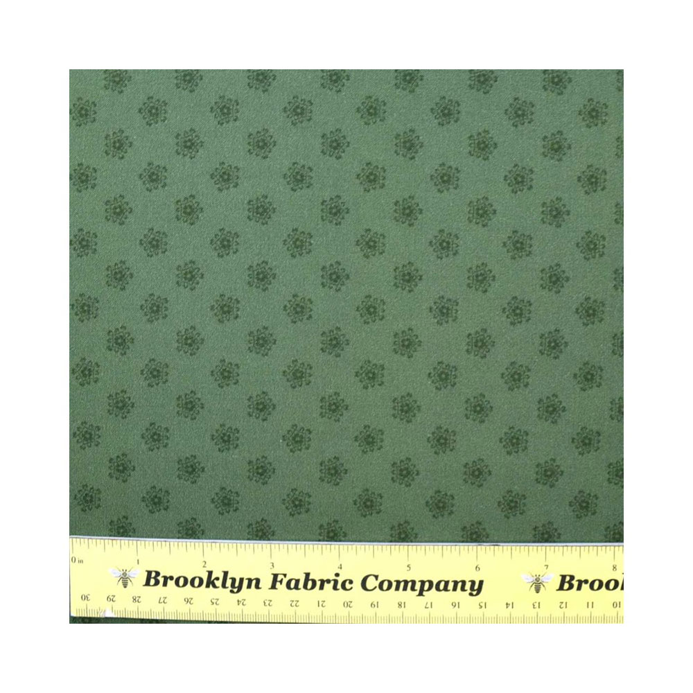 100% Cotton - Cottage Lace (Crochet Flower) - R261469D - Green - Kellie Beckwith - 44 in wide