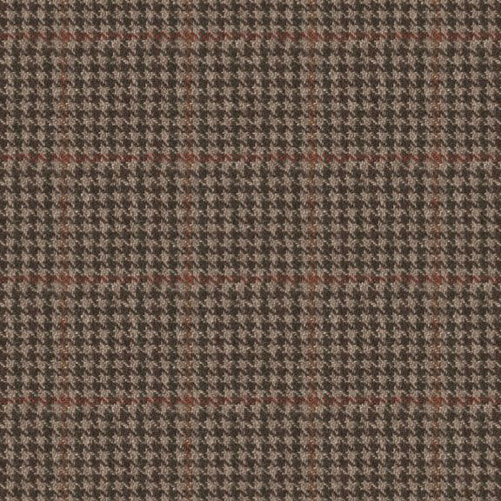 100% Wool - Lanacot Textures - Stash Happy (Houndstooth Plaid) - MFW381224 - Brown - Jeni Gaston - 44 in wide