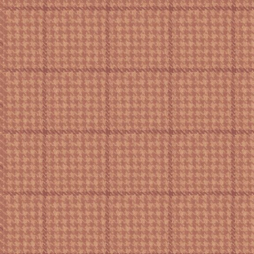 100% Wool - Lanacot Textures - Stash Happy (Houndstooth Plaid) - MFW381224 - Pink - Jeni Gaston - 44 in wide