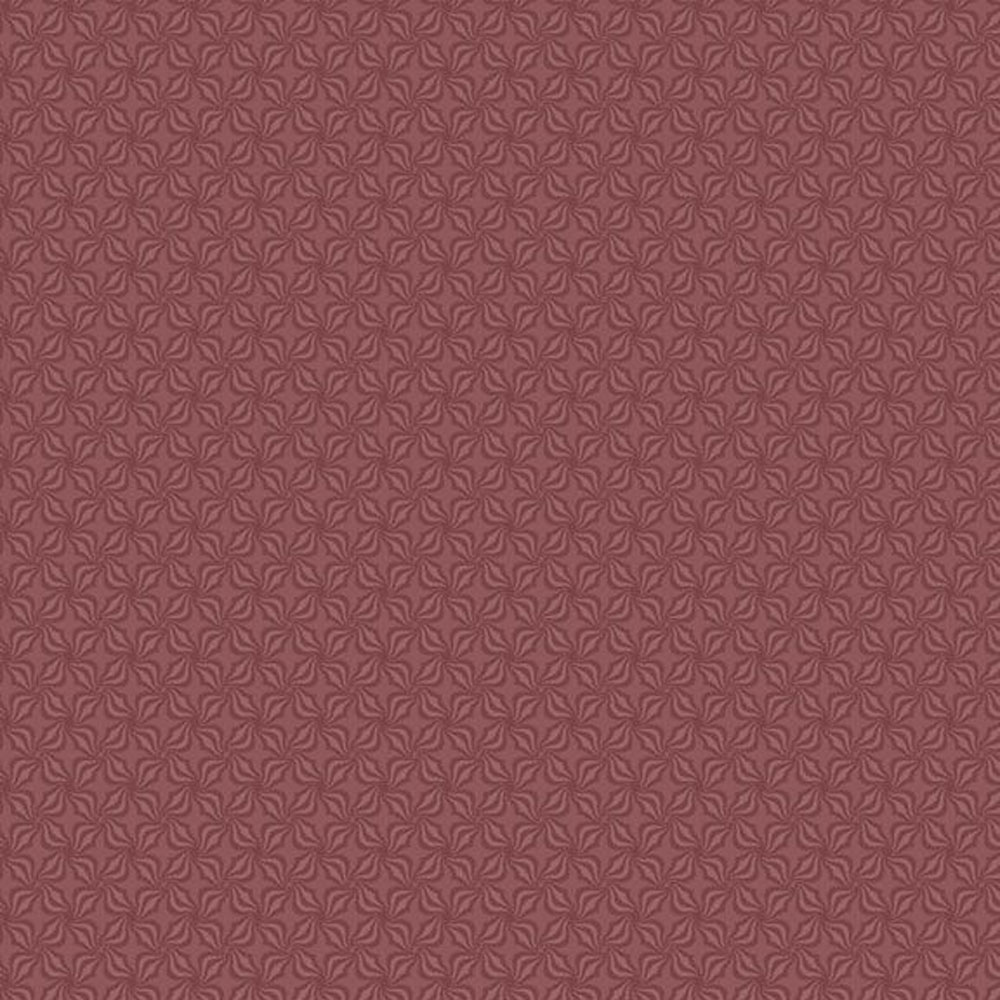 100% Cotton - Wild Flowers (Geo) - R651628D - Wine - Smithsonian Institution -44 in wide