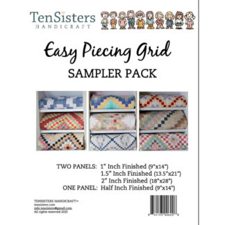 Easy Piecing Grid Pre-Cut - Sampler Pack - TenSisters Handicraft