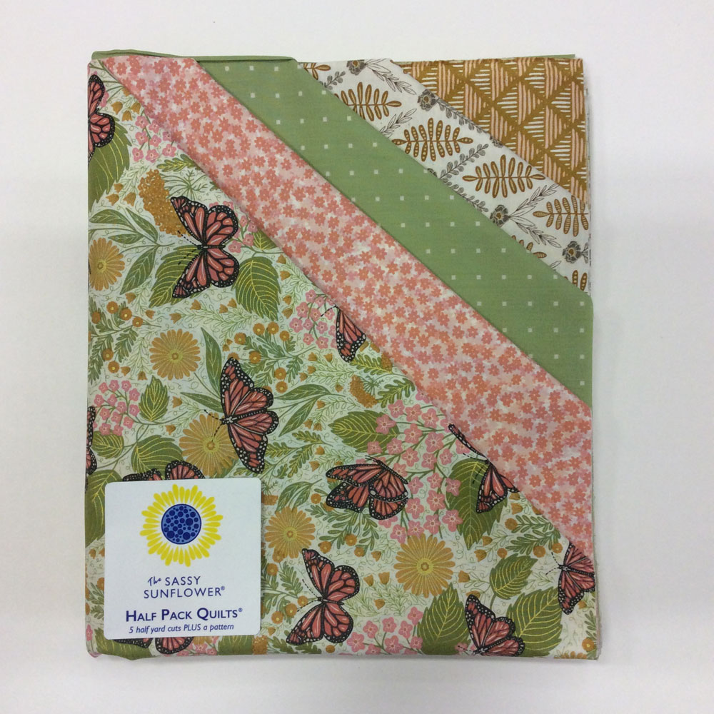 Quilt Kit -  Half Pack Quilts - Bee Garden - 5 half yard cuts 100% cotton