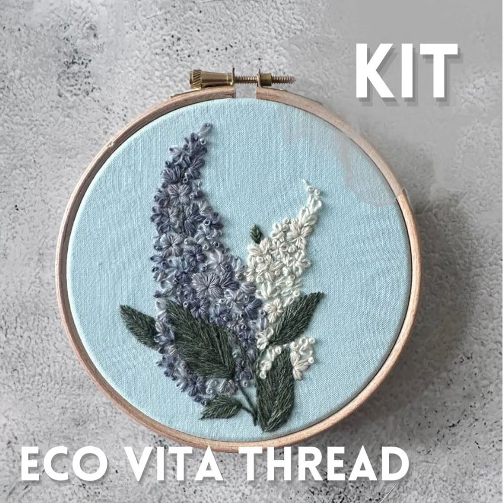Nest Embirdery - Eco Vita Embroidery Kit - May Flowers