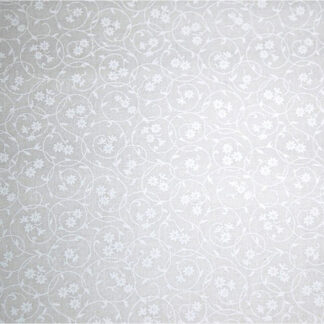 100% Cotton Fabric - Muslin Prints - 001250 - 050 - White on White
