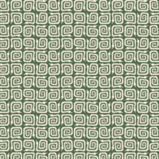 100% Cotton - Rising Sun (Winding Snake) - 304292-22 - Very Green - Loes Van Oosten