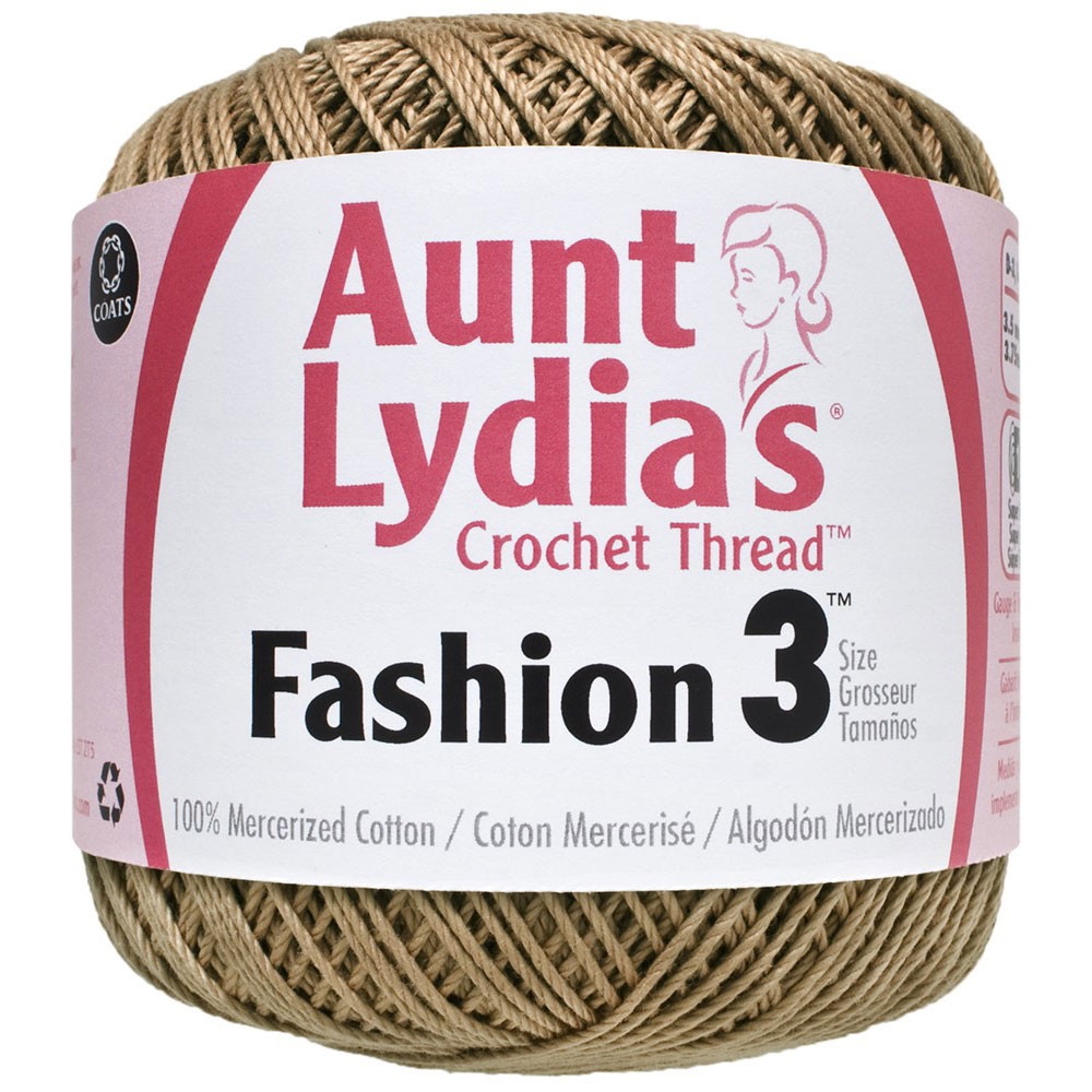 Fashion Crochet Thread - 182C-310 - Copper Mist - Size 3 - Aunt Lydia