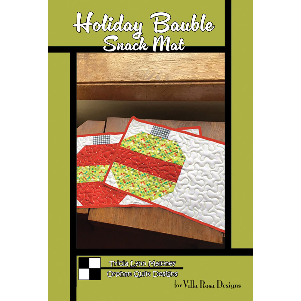 Patterns - Holiday Bauble Snack Mat - Villa Rosa Designs