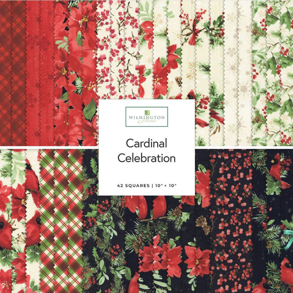 Precut Bundle - 10 Karat Crystals Cardinal Celebration - 42 x 10" Square - Katrina Pete