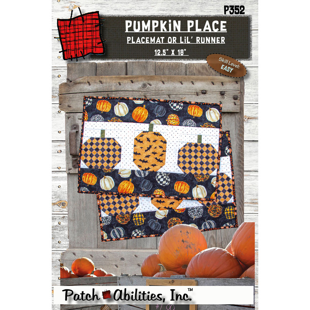 Patch Abilities - Pattern - P352 - Pumpkin Place
