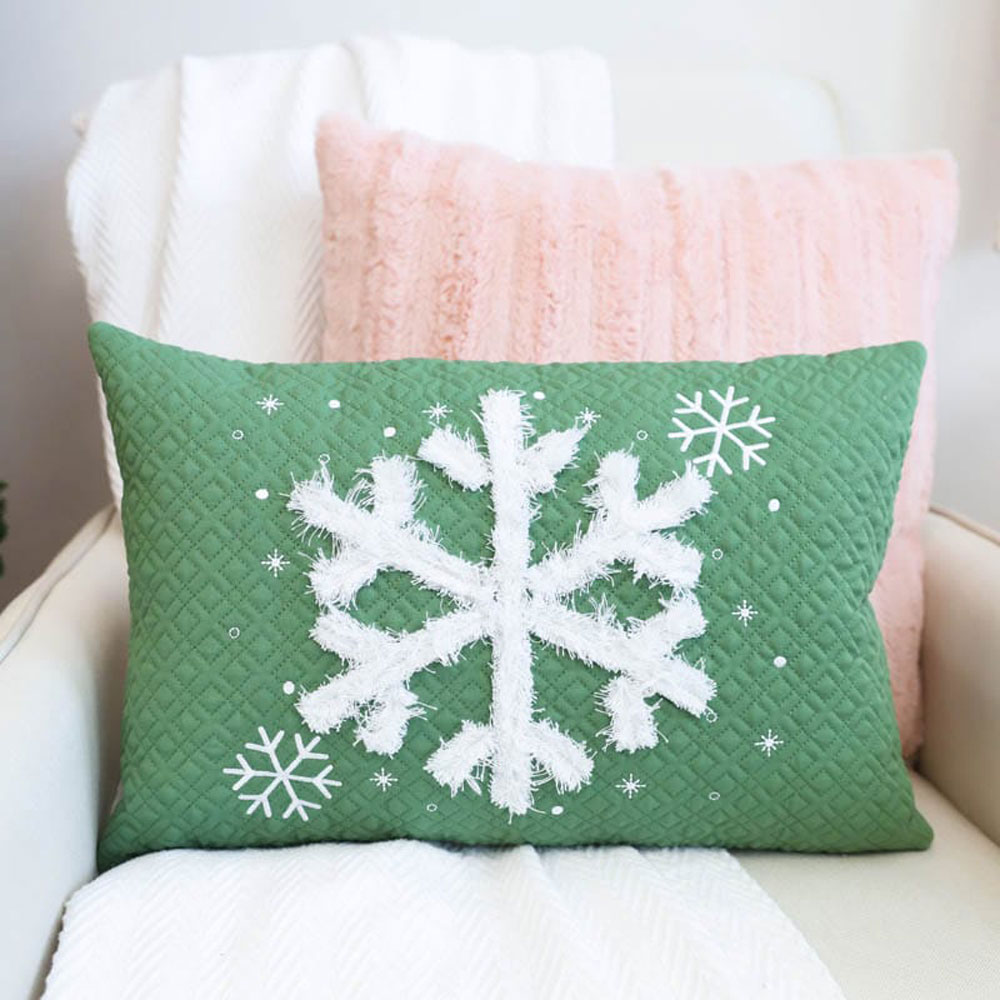 Kimberbell - Blanks - KDKB278 - Green Quilted Pillow Cover