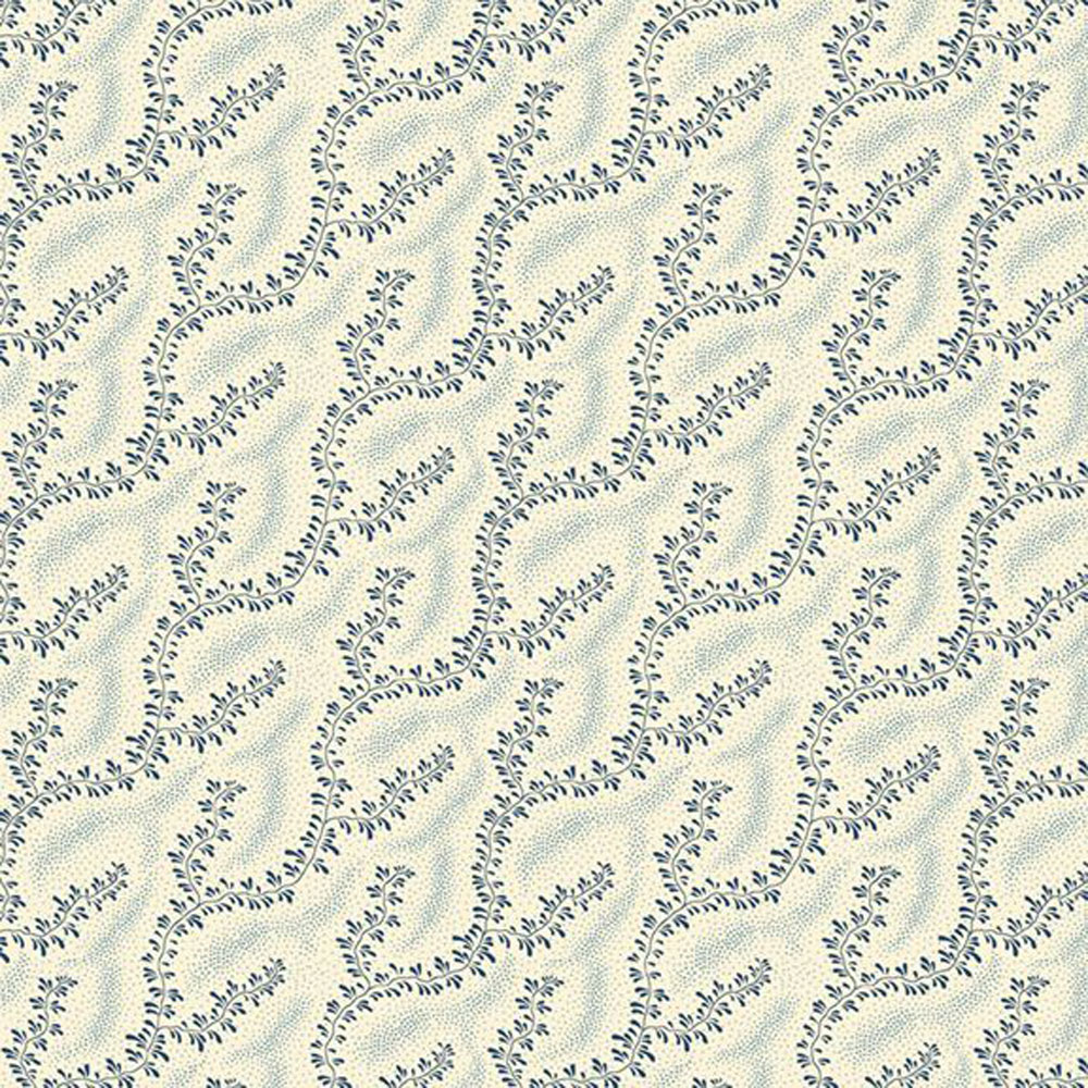 100% Cotton - Middleboro Road (Willow) - R581562D - Blue - Suzi Smith - 44 in wide