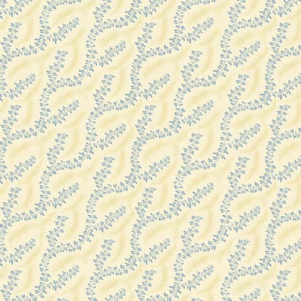 100% Cotton - Middleboro Road (Willow) - R581562D - Cream - Suzi Smith - 44 in wide