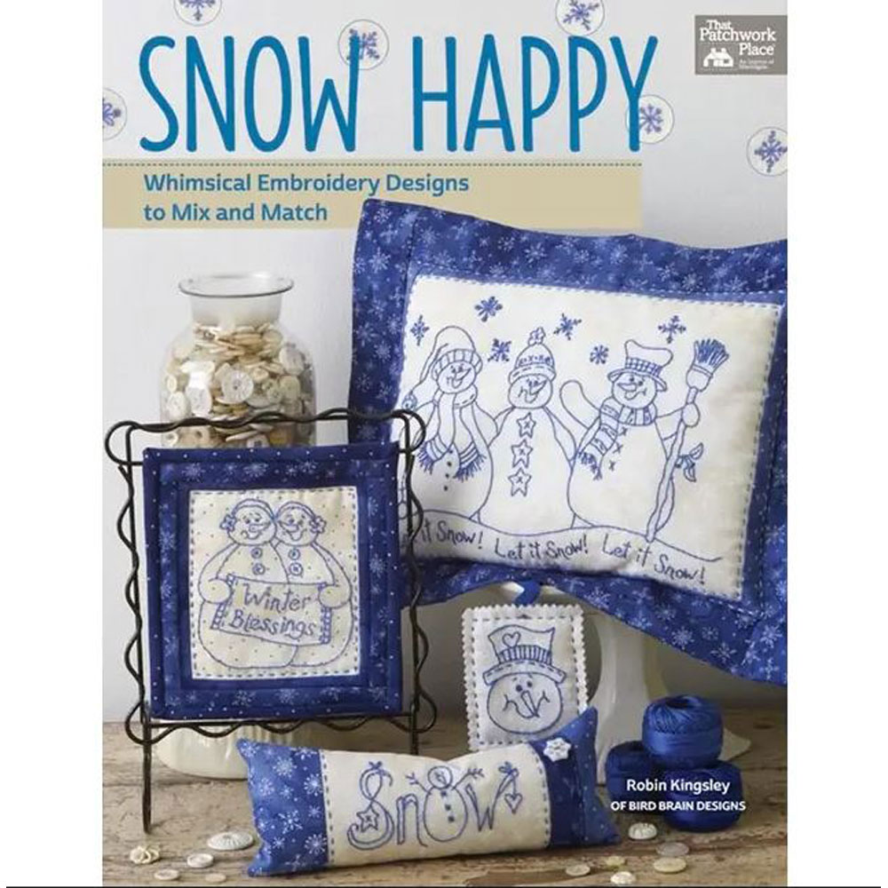 Book - Robin Kingsley - Snow Happy Whimsical Embroidery Designs