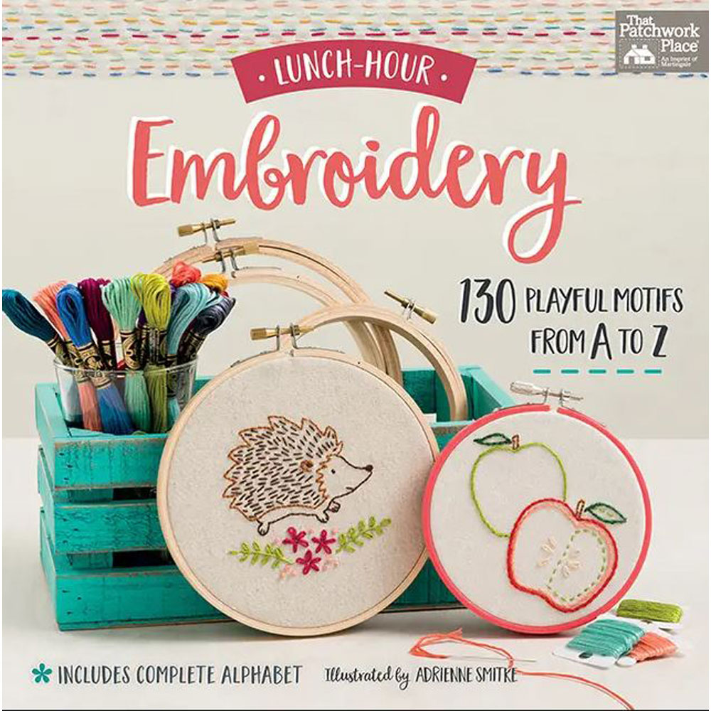 Book - Martingale - Lunch-Hour Embroidery: 130 Playful Motifs from A to Z