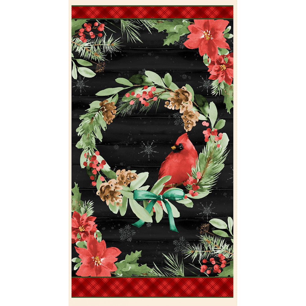 100% Cotton Panel - Cardinal Celebration - 37751-923 - Multi Large - Katrina Pete - 24" x 44"