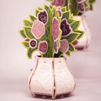 OESD - Embroidery Design - Freestanding Tabletop Bouquet