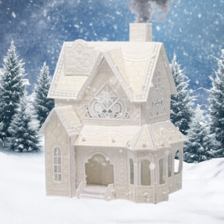 OESD - Embroidery Design - Winter Village - Freestanding Bed and Breakfast
