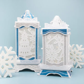 OESD - Embroidery Design - Freestanding Winter Lanterns