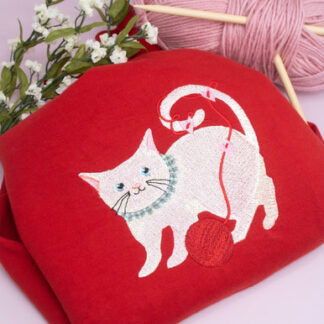 OESD - Embroidery Design - Knit One Purr Two by Lori Nawyn