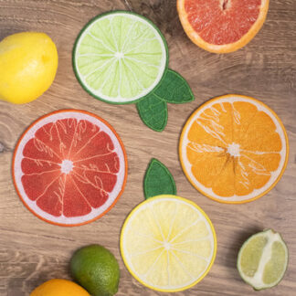 OESD - Embroidery Design - Citrus Coasters