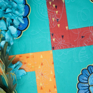 OESD - Embroidery Design - Flutterbyes Quilting by Laurel Burch