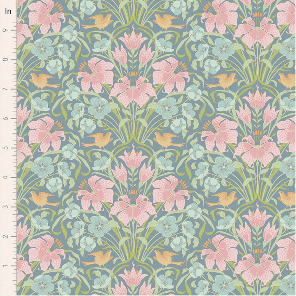 100% Cotton - Songbird - 100652 - Songbird Blue - By Tilda