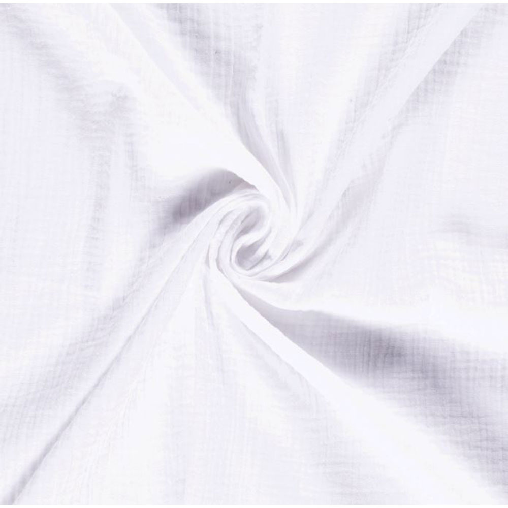 100% Cotton - Cotton Gauze - 39825-01 - Optic White - Telio