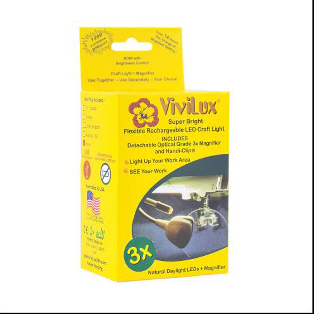 ViviLux - Magnifier with Clip Attachment - 4in x 6"