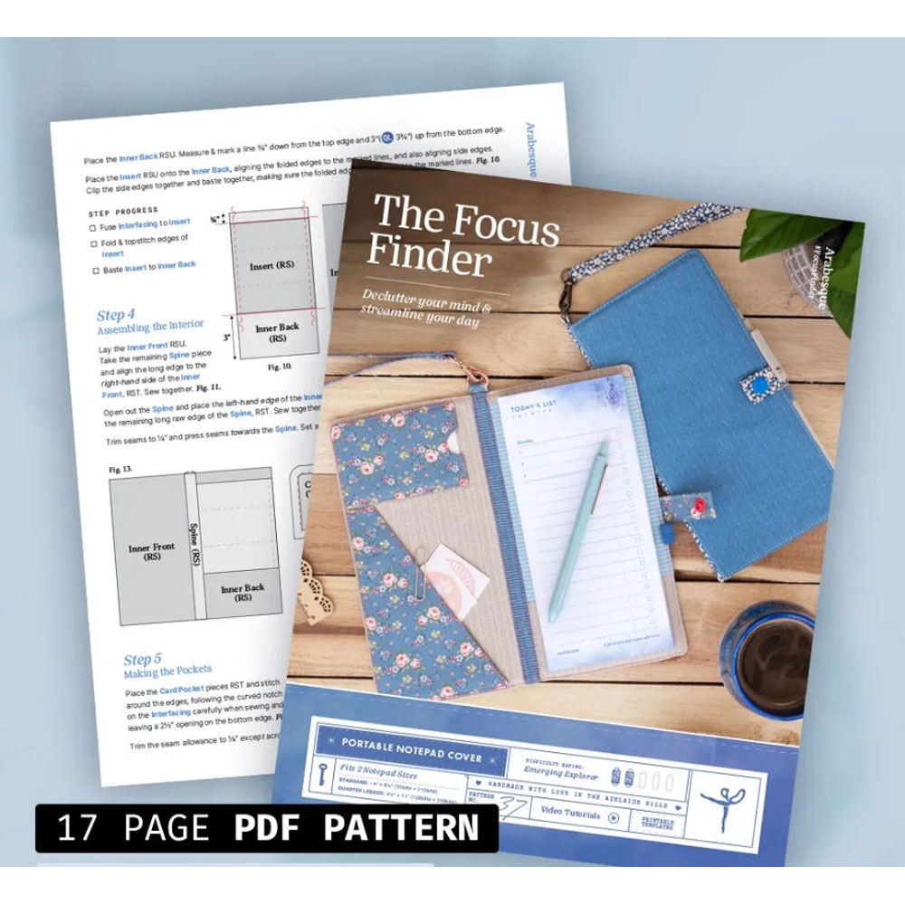 Arabesque Scissors - Pattern - The Focus Finder