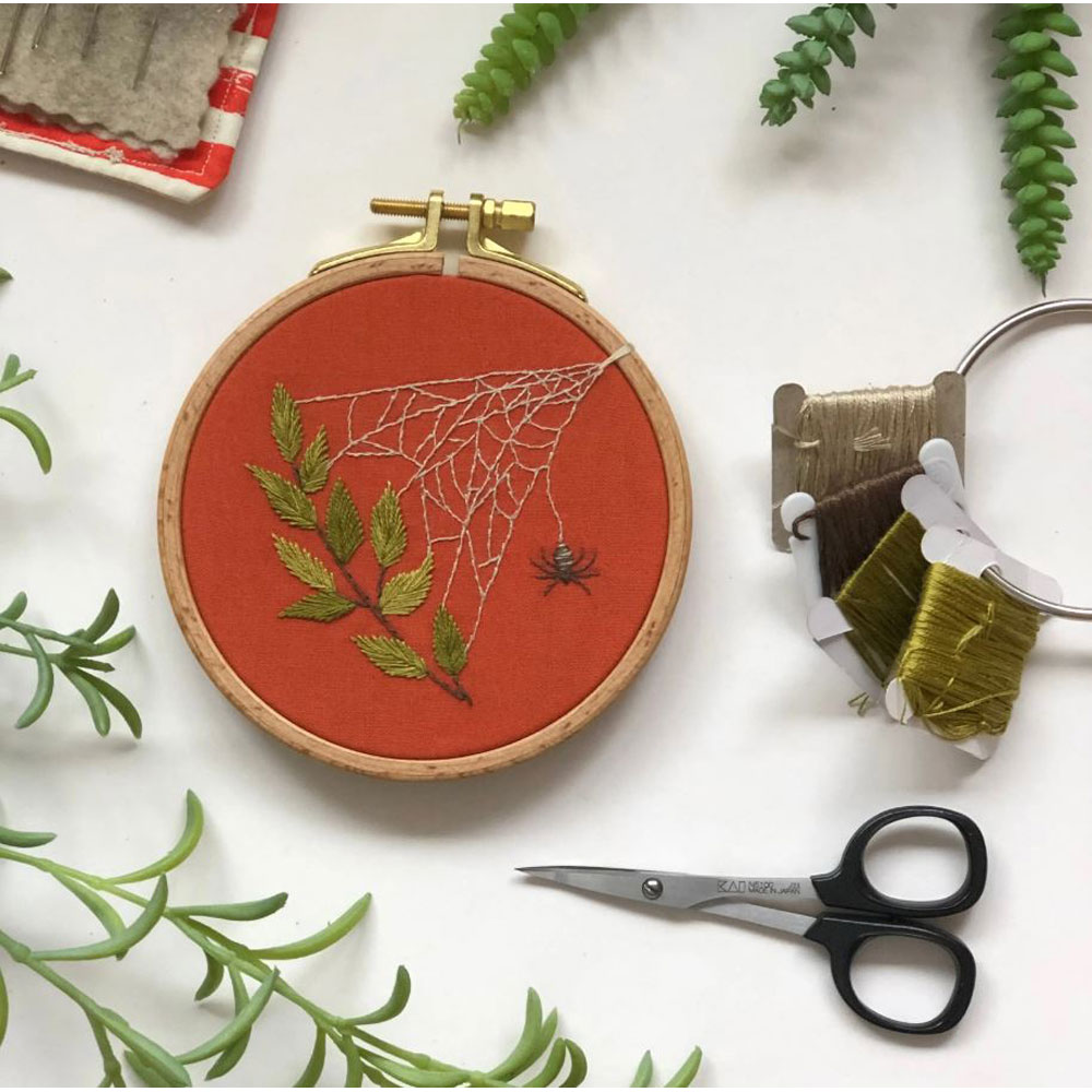 MCreativeJ - Embroidery Kit - A Spider's Web - Insect