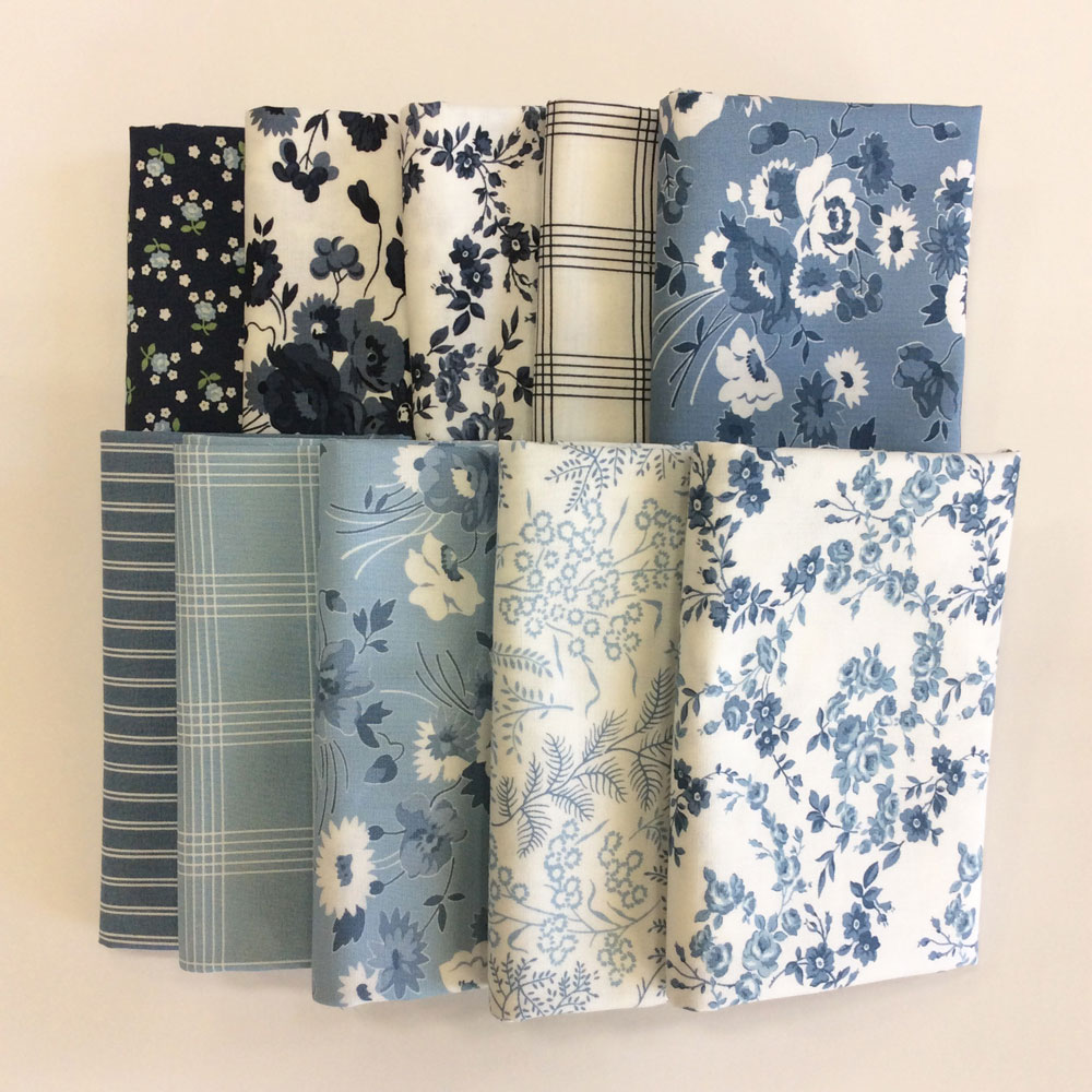 Fat Quarter Bundle - Nantucket 10 fat quarters - cotton